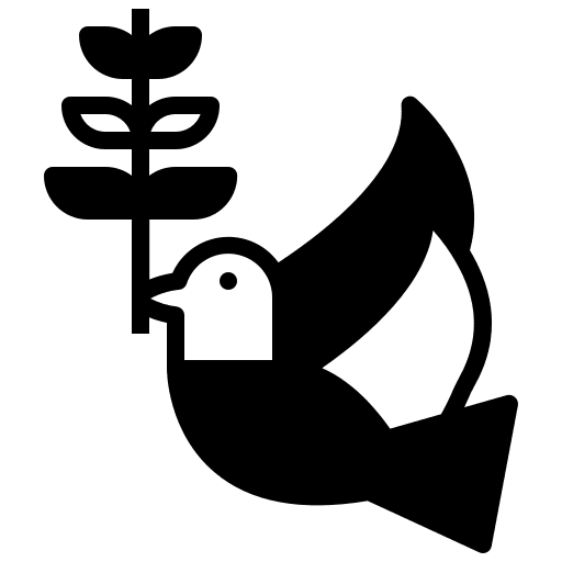 Dove cultures pigeon fly icon