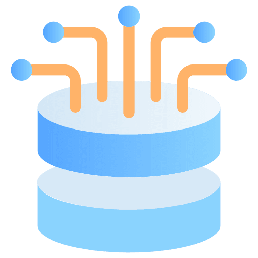 Database seo and web network computer icon