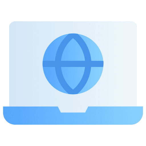 Global computer internet earth grid icon Global computer internet earth grid icon