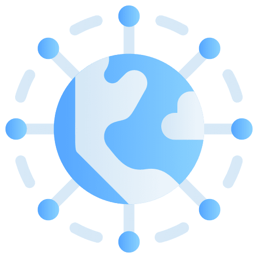 Global worldwide internet connection icon Global worldwide internet connection icon