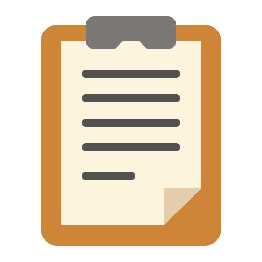 Clipboard document text clipboard icon
