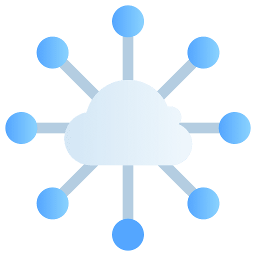 Cloud network integration cloud storage web development icon Cloud network integration cloud storage web development icon
