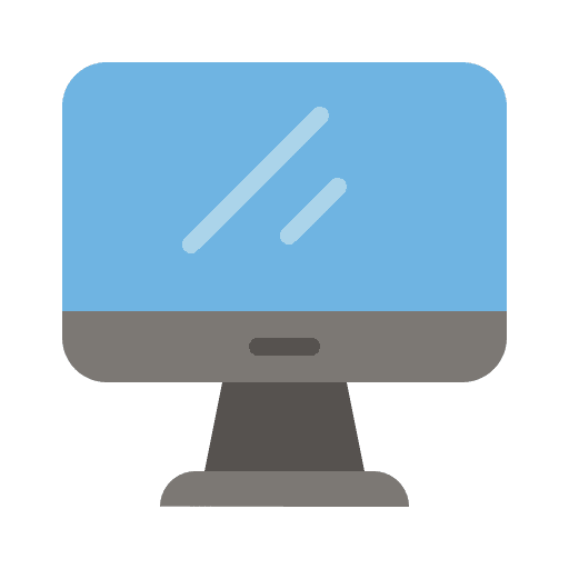 Computer pc tv electronics icon