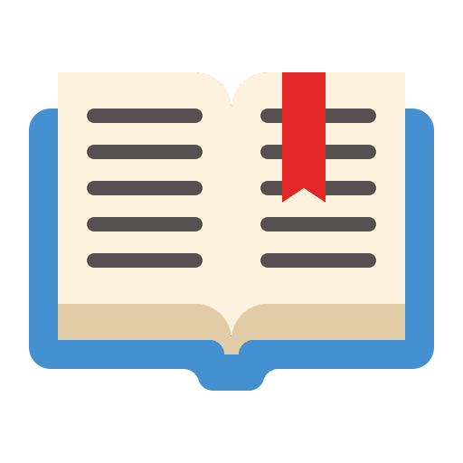 Open book study open book reading icon