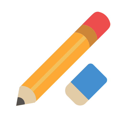 Pencil pencil eraser erase icon