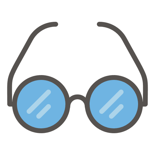 Eyeglasses fashion vision ophthalmology icon