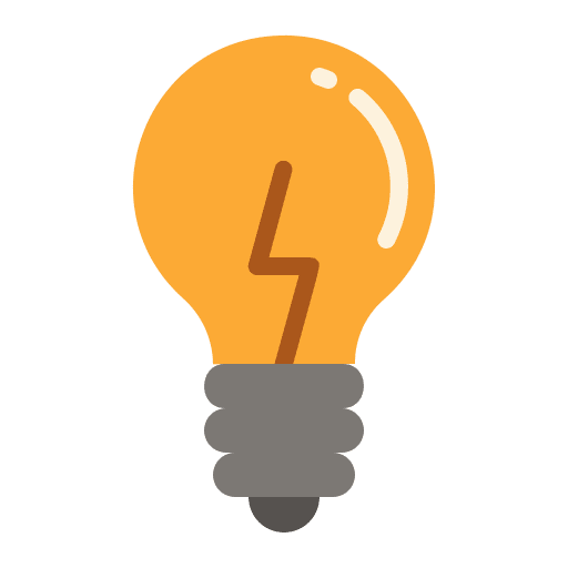 Light bulb light bulb electricity innovation icon