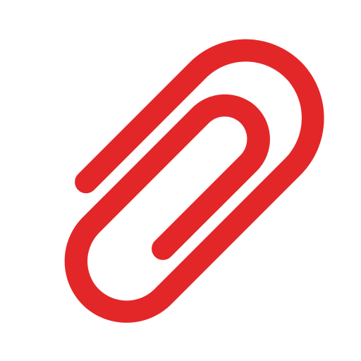 Paper clip attach paper clip ui icon