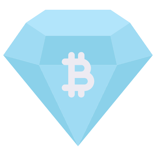 Diamond business and finance digital currency digital money icon Diamond business and finance digital currency digital money icon