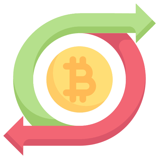 Exchange cryptocurrency exchange coin icon Exchange cryptocurrency exchange coin icon