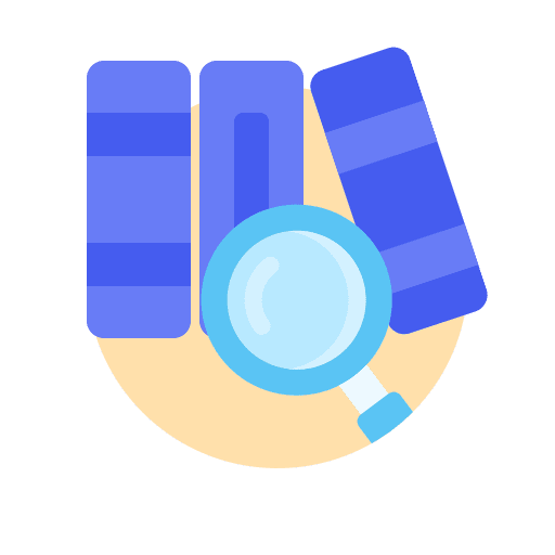 Library search searching find icon