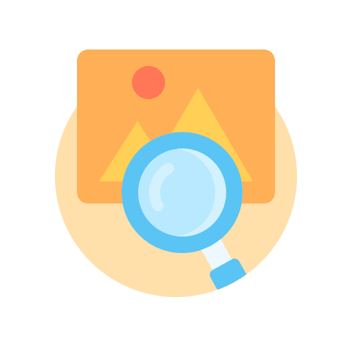 Picture find search photo icon