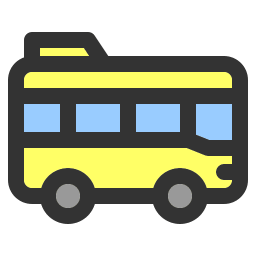 Bus travel bus transportation icon Bus travel bus transportation icon