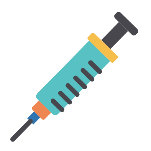 Syringe report medical healthcare and medical icon