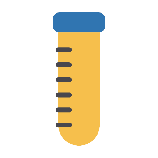 Test tube hospital health clinic healthcare and medical icon