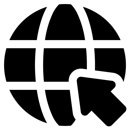 Browser arrow seo and web browser icon