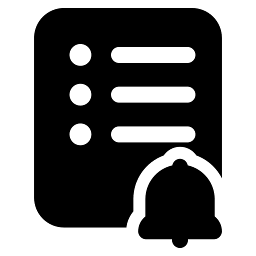 Reminders notice ui user interface icon