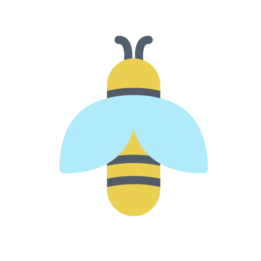 Bee bee animals insect icon