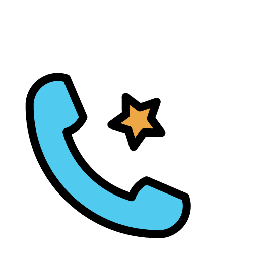 Favorite phone call telephone icon