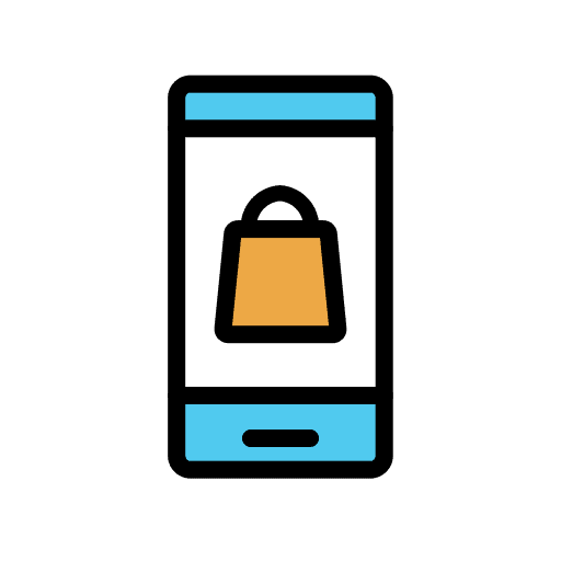 Ecommerce online store ecommerce purchase icon Ecommerce online store ecommerce purchase icon