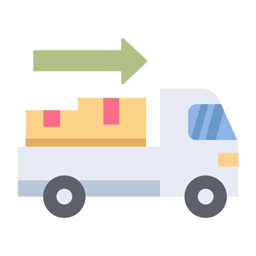 Delivery courier business shipping and delivery icon Delivery courier business shipping and delivery icon