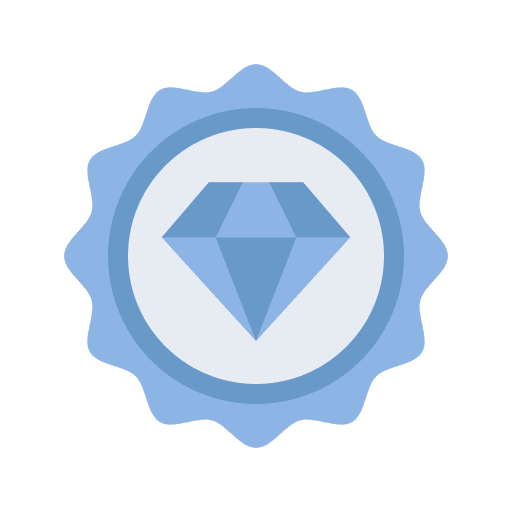Diamond gem shop business icon Diamond gem shop business icon