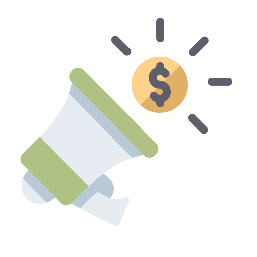 Megaphone speaker shopping retail icon Megaphone speaker shopping retail icon