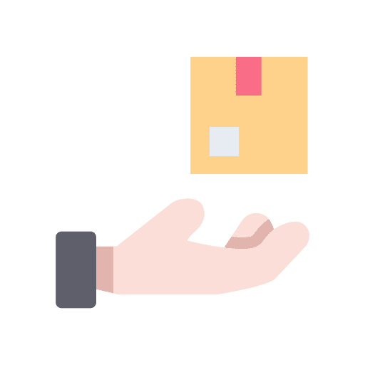 Received shopping received box icon Received shopping received box icon