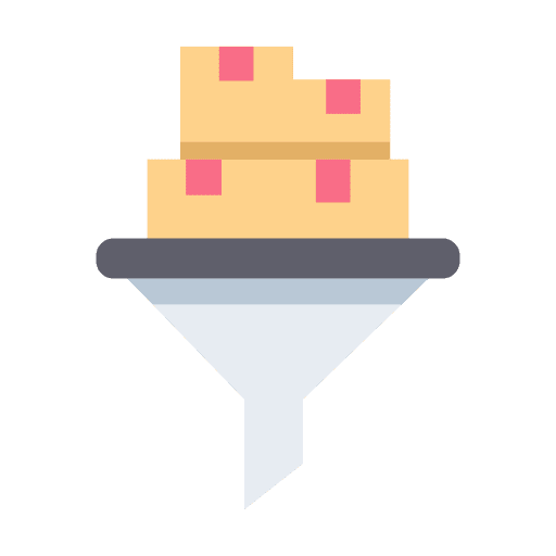 Filter shopping shop store icon Filter shopping shop store icon