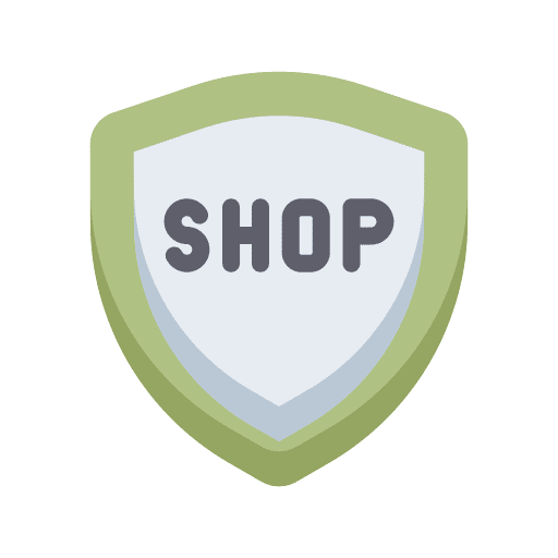 Shield safety retail shield icon Shield safety retail shield icon