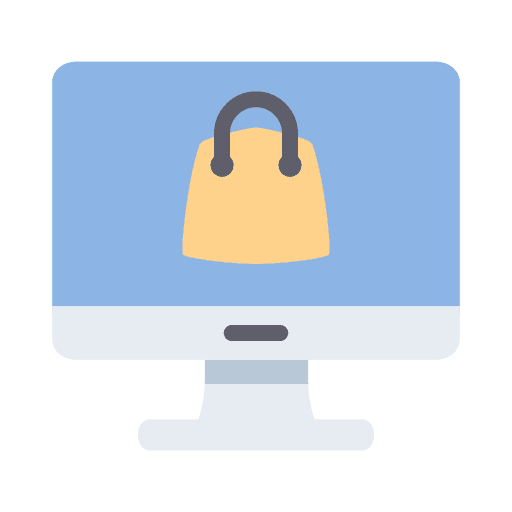 Computer business ecommerce commerce and shopping icon Computer business ecommerce commerce and shopping icon