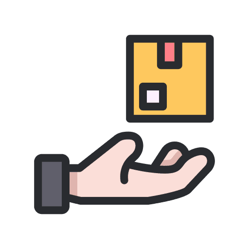 Received box package business icon Received box package business icon