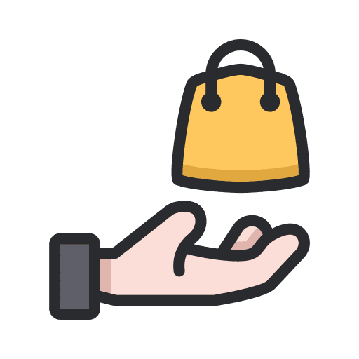 Received ecommerce received store icon