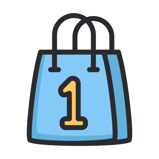 Shopping bag retail shopping bag shop icon