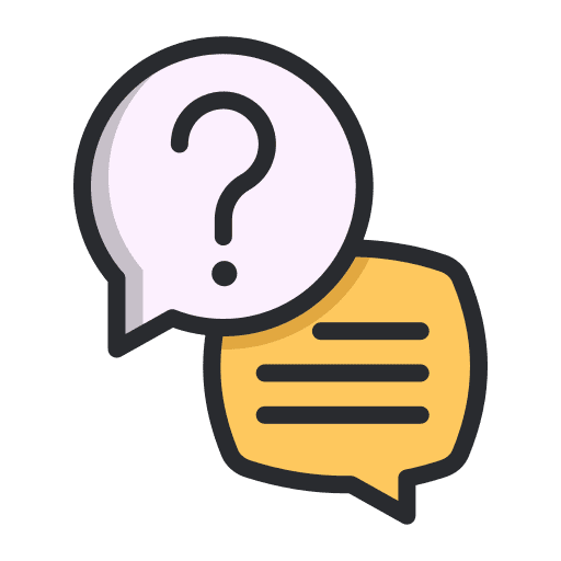 Faq chatting help online icon Faq chatting help online icon