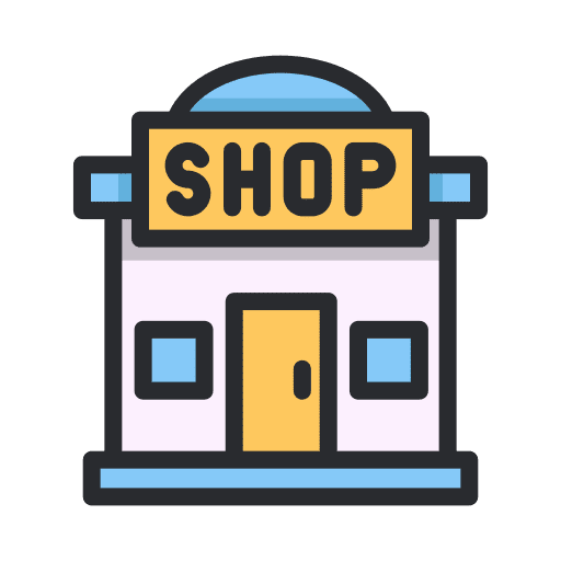 Market shopping business ecommerce icon Market shopping business ecommerce icon