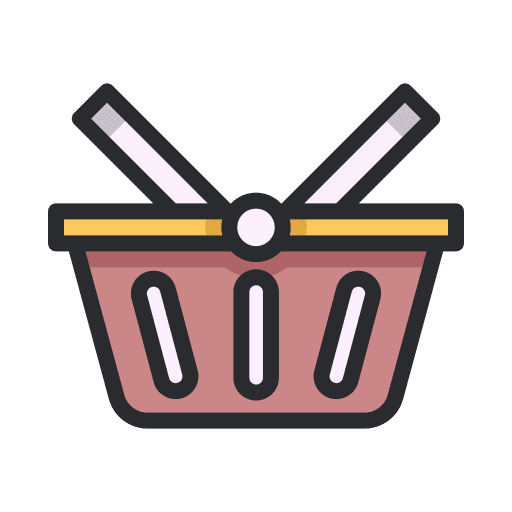 Basket shopping store bag icon Basket shopping store bag icon