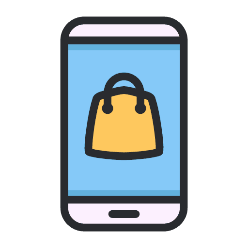 Smartphone business retail ecommerce icon Smartphone business retail ecommerce icon