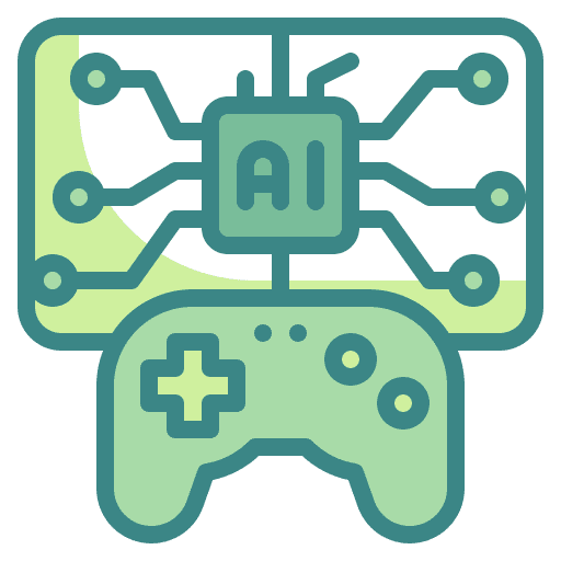 Gaming gamer gamepad technology icon