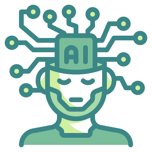 Thinking automation mechanism learn icon