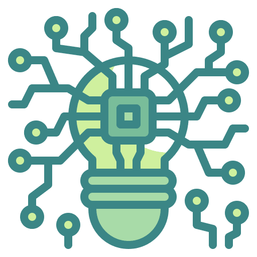 Idea electronics lightbulb idea icon Idea electronics lightbulb idea icon