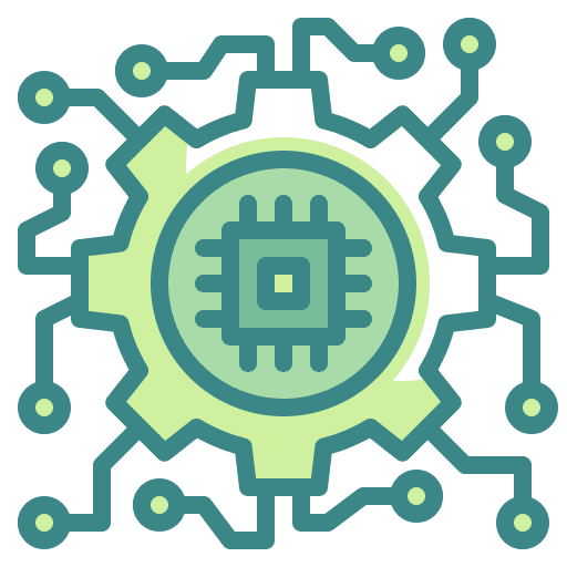 Setting management settings chip icon Setting management settings chip icon