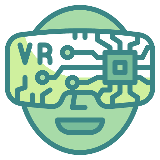 Vr glasses virtual gamer electronics icon Vr glasses virtual gamer electronics icon