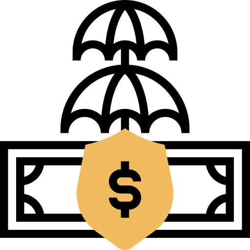 Reinsurance assurance insurance umbrella icon