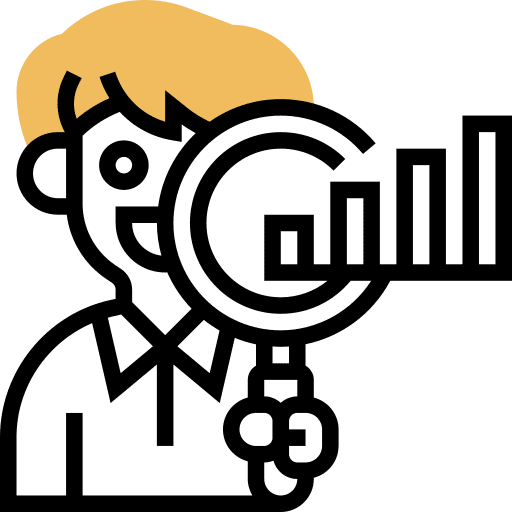 Analysis analysis risk assessment icon