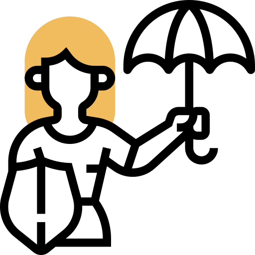 Life insurance life insurance safe care icon