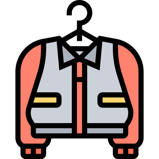 Jacket clothing sportive high school icon Jacket clothing sportive high school icon