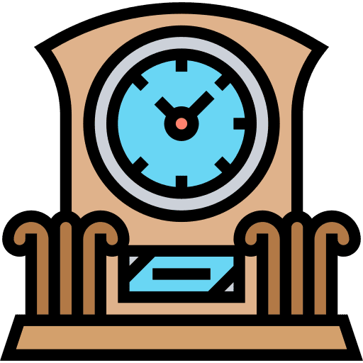 Clock university education college icon Clock university education college icon