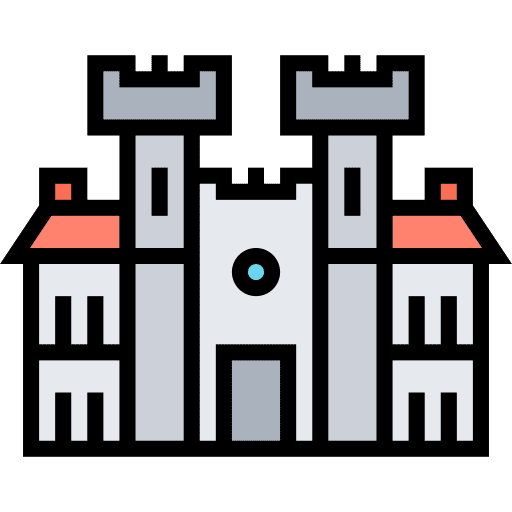 College campus university education icon College campus university education icon