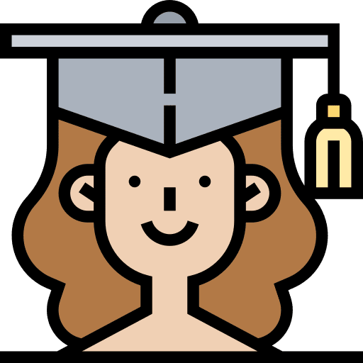 Mortarboard university college education icon Mortarboard university college education icon